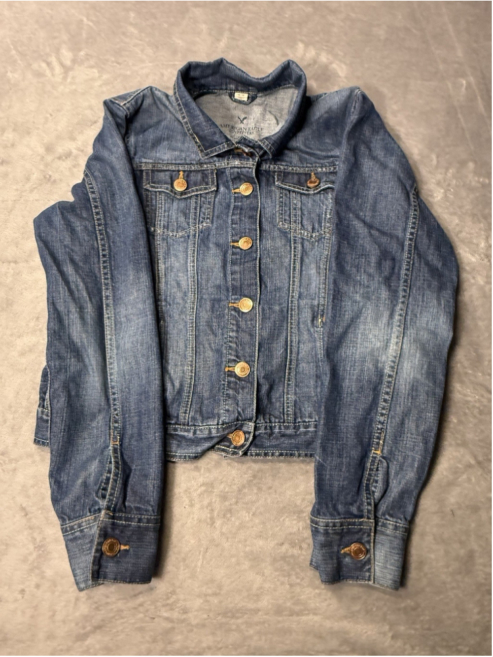 American Eagle Outfitters Blue Denim Jean Jacket